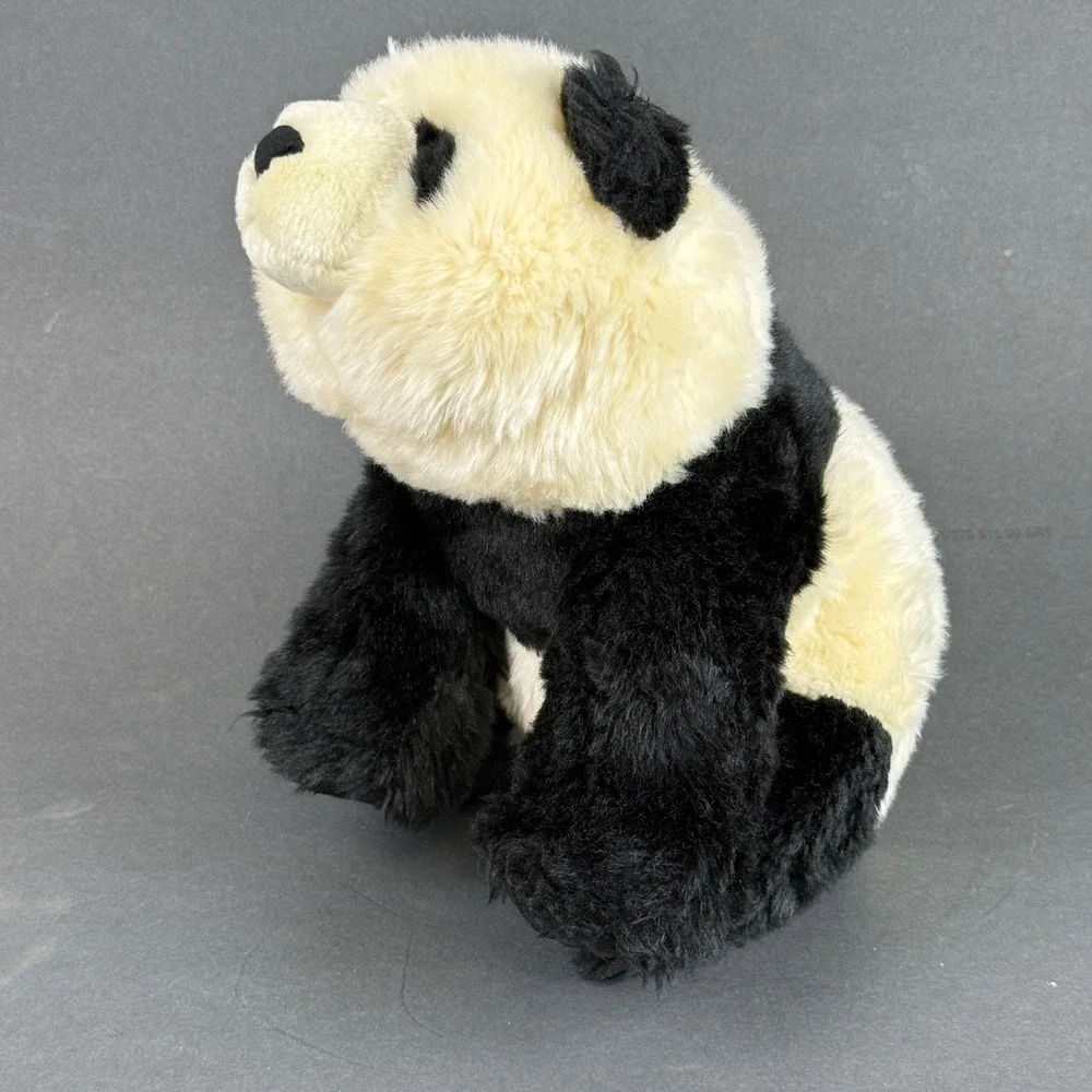 Wild Republic National Zoo Panda Bear Toy Plush Black White 14 Inch